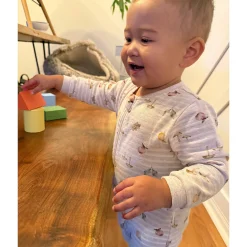 BOY Bebe Confort Autumn Striped Pajamas 0-30m
