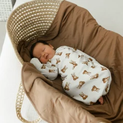 Perlimpinpin Sleep Bags|Pyjamas>Baby Bamboo Nightie - Bears