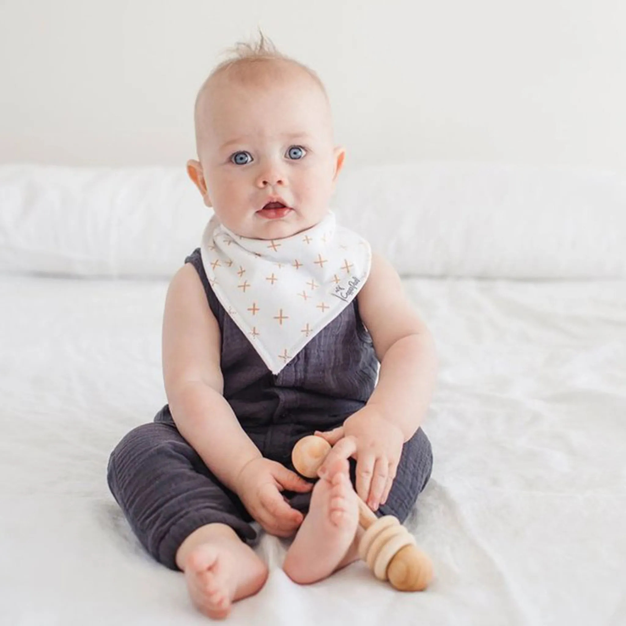 Copper Pearl Bibs|Breastfeeding>Baby Bandana Bibs (4) - Chip