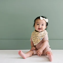 Copper Pearl Baby Bandana Bibs (4) - Koala Aussie