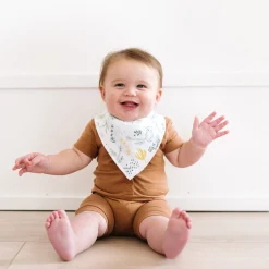Copper Pearl Baby Bandana Bibs (4) - Koala Aussie