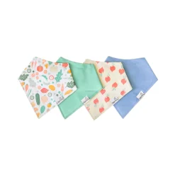 Copper Pearl Bibs|Breastfeeding>Baby Bandana Bibs (4) - Veggies