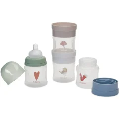Nouka Bottles & Nipples|Breastfeeding>Baby Bottle & Milk Storage Kit - Woodland