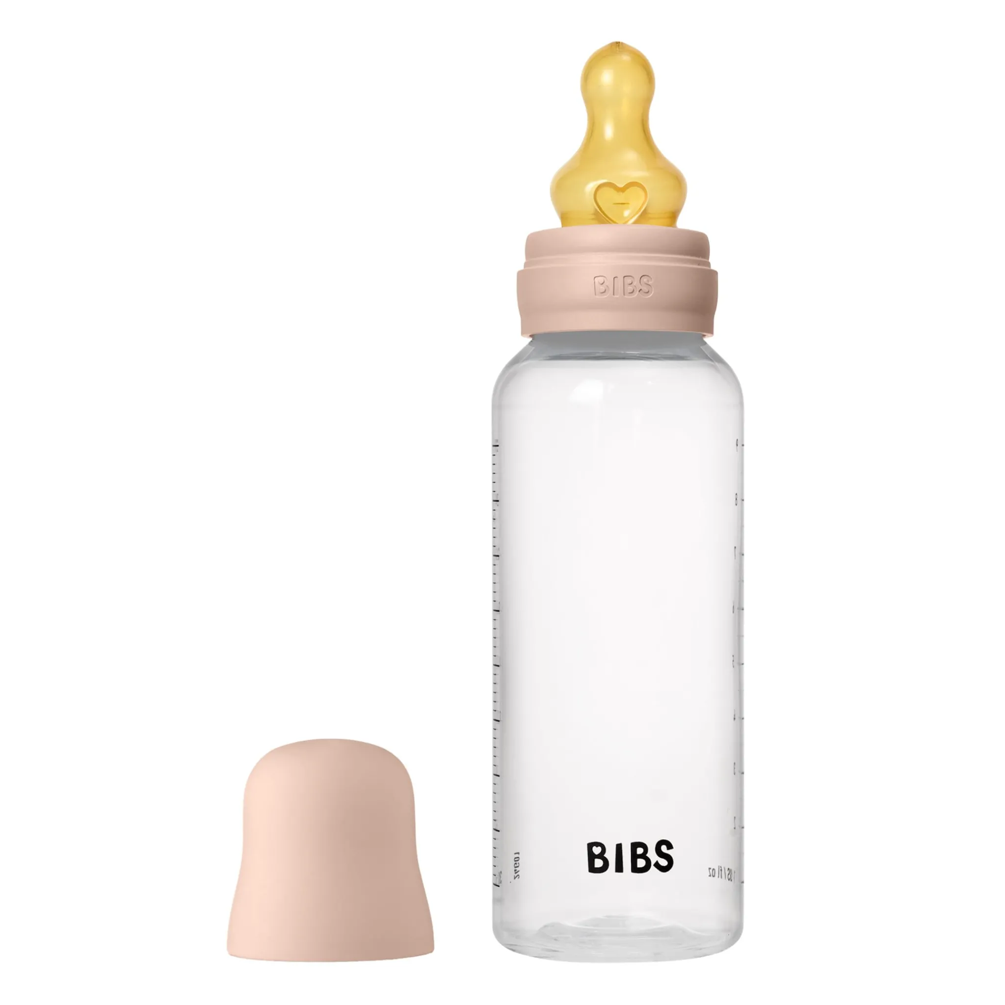 Bibs Breastfeeding|Bottles & Nipples>Baby Bottle Round Latex 1 pack 270 ml - Blush