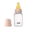 Bibs Baby Bottle Round Latex 1 pack 150 ml - Blush