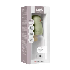 Bibs Baby Bottle Round Latex 1 pack 150 ml - Sage