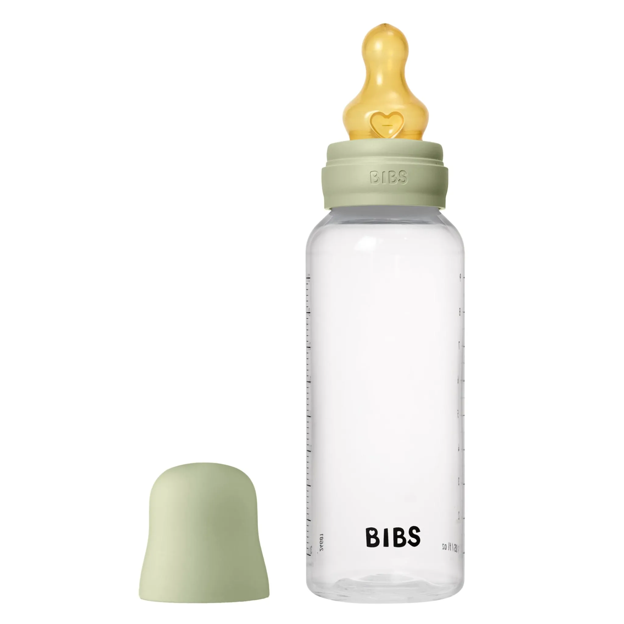 Bibs Breastfeeding|Bottles & Nipples>Baby Bottle Round Latex 1 pack 270 ml - Sage