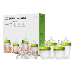 Como Tomo Breastfeeding|Bottles & Nipples>Baby Bottles Bundle - Green
