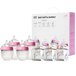 Como Tomo Baby Bottles Bundle - Pink
