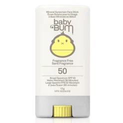 Kids Sunbum Baby Bum SPF 50 Sunscreen Face Stick Fragrance Free