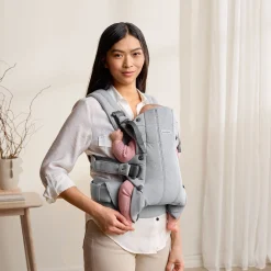Babybjorn Baby Carrier Harmony Woven - Light Gray Melange
