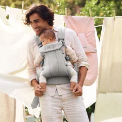 Babybjorn Baby Carrier Harmony Woven - Light Gray Melange