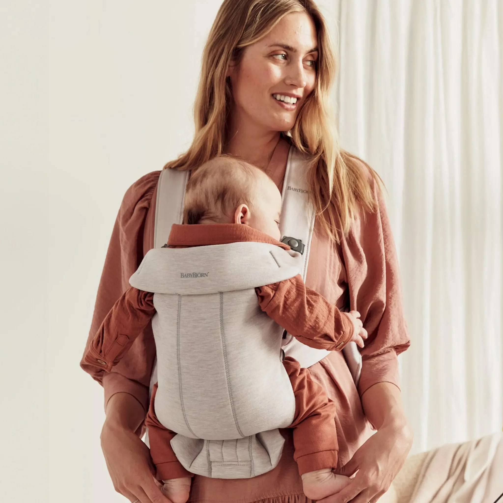 Babybjorn Baby Carrier Mini 3D Jersey - Beige