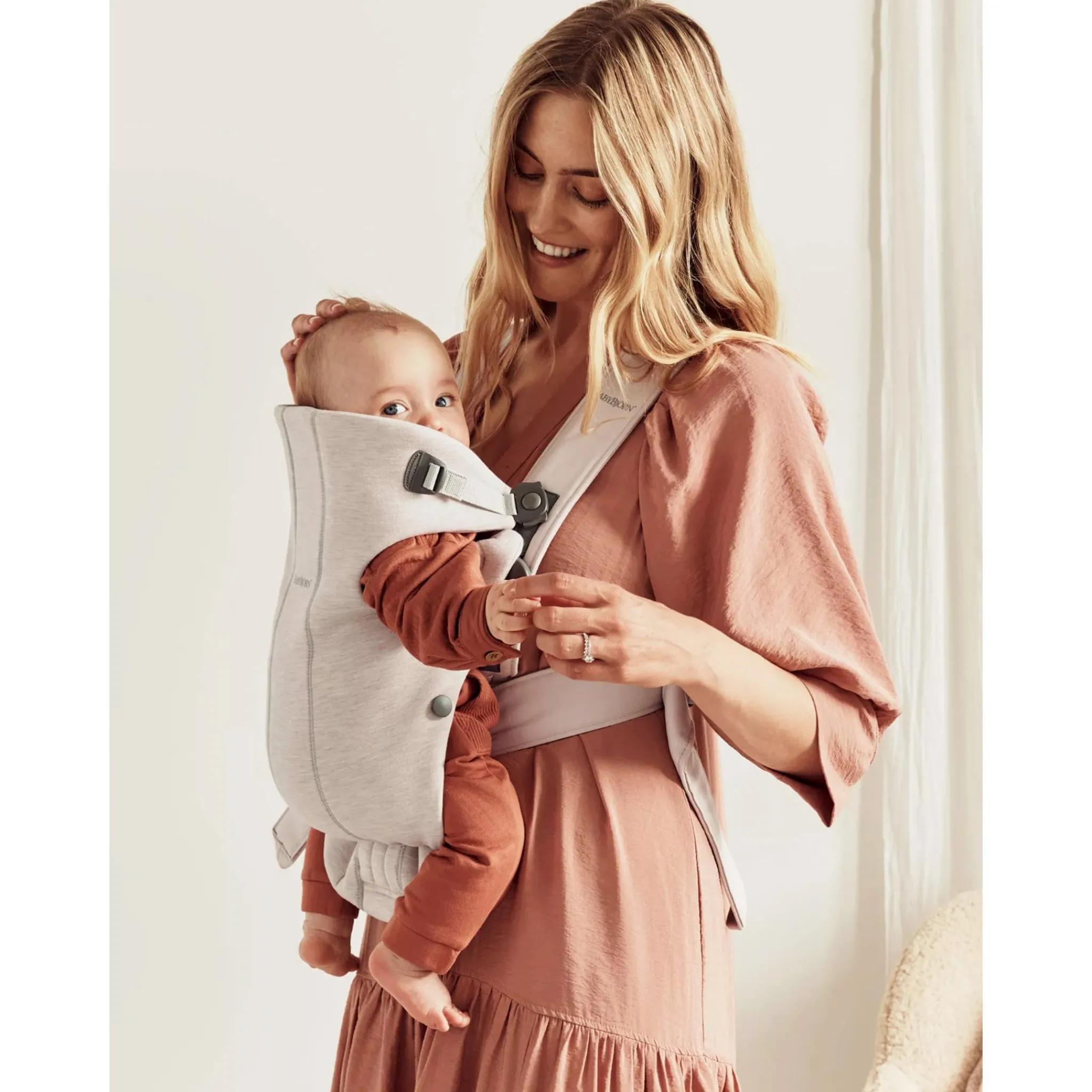 Babybjorn Baby Carrier Mini 3D Jersey - Beige