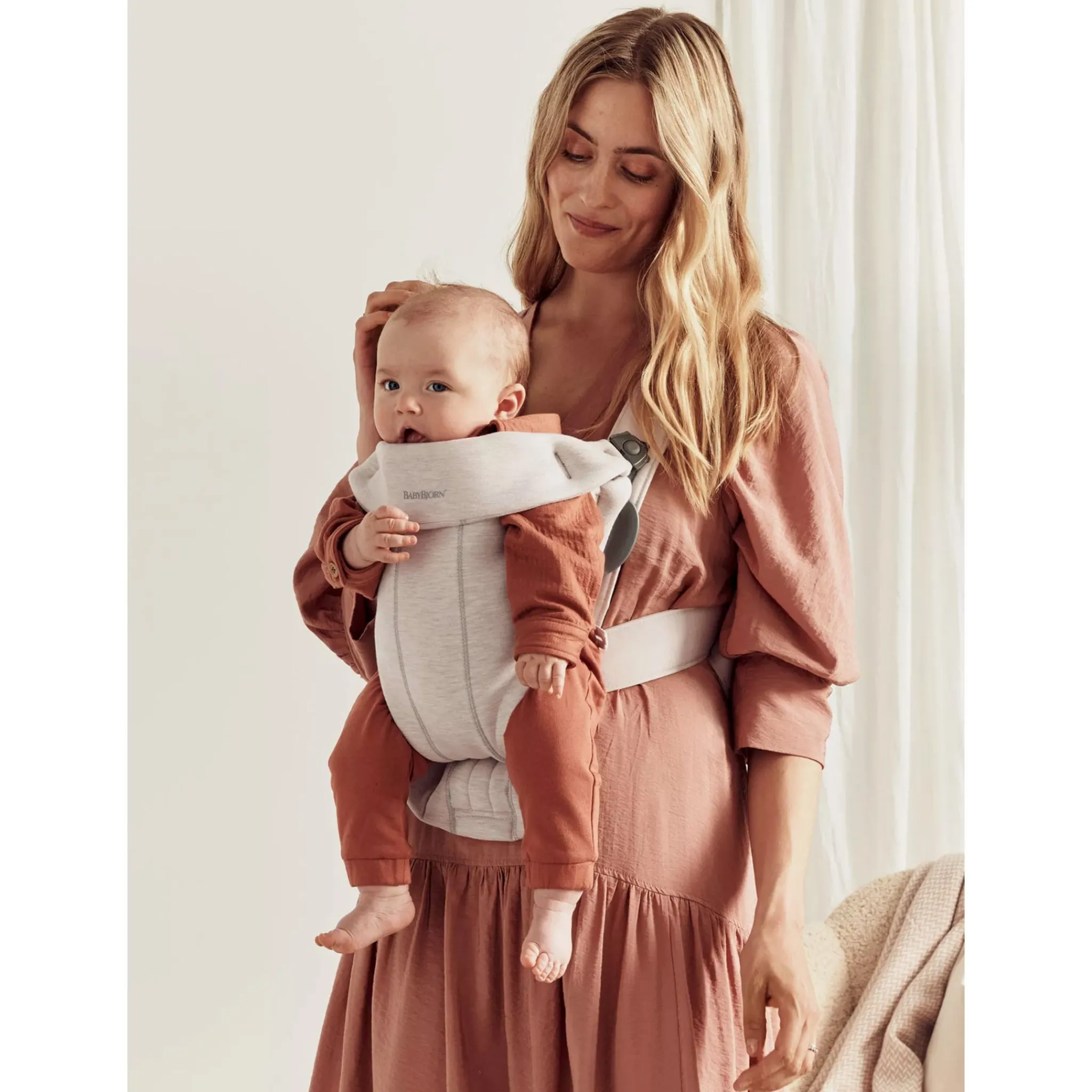 Babybjorn Baby Carrier Mini 3D Jersey - Beige