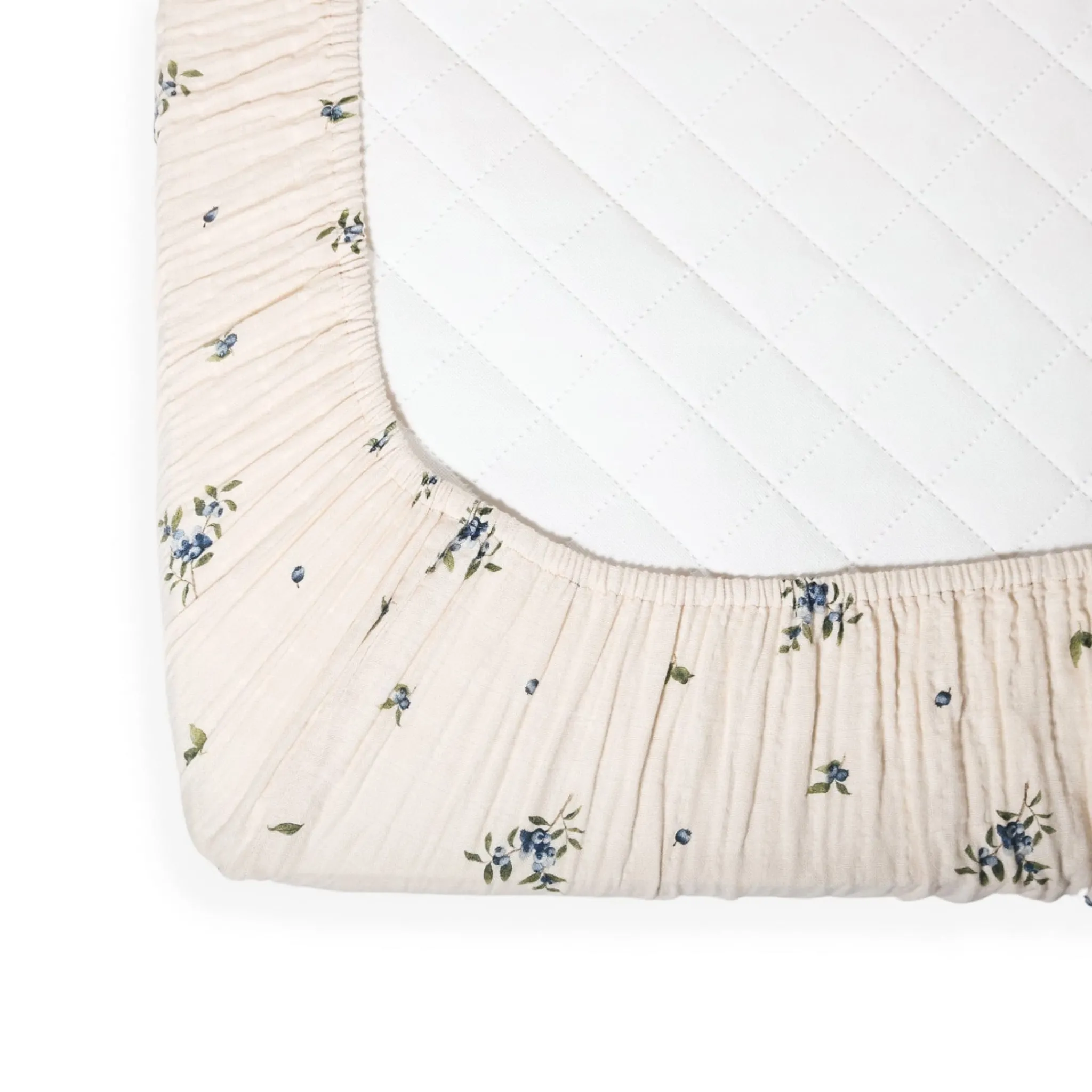 Kids House of Elia Sheets|Bedding>Baby Crib Fitted Sheet - Blueberry