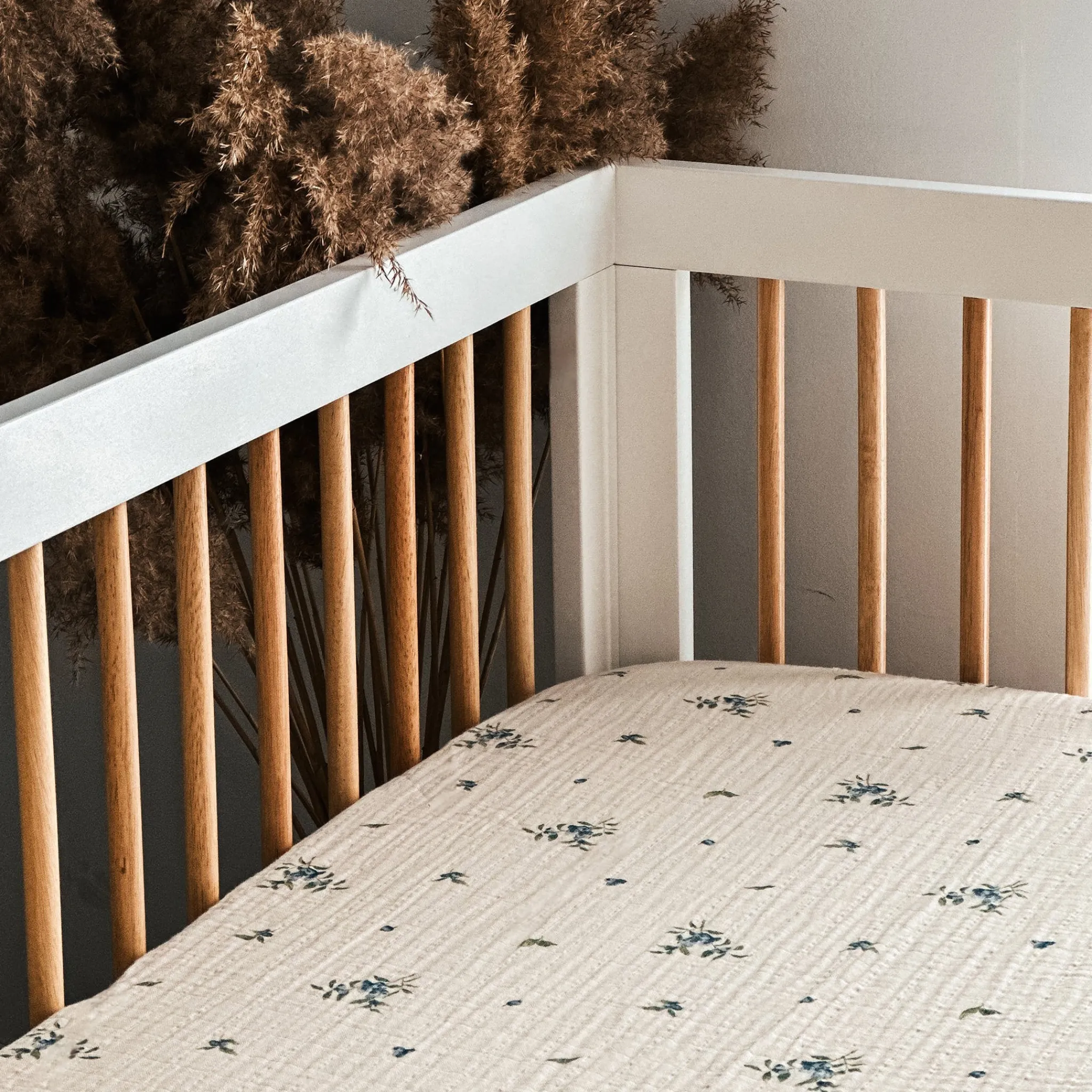 Kids House of Elia Sheets|Bedding>Baby Crib Fitted Sheet - Blueberry