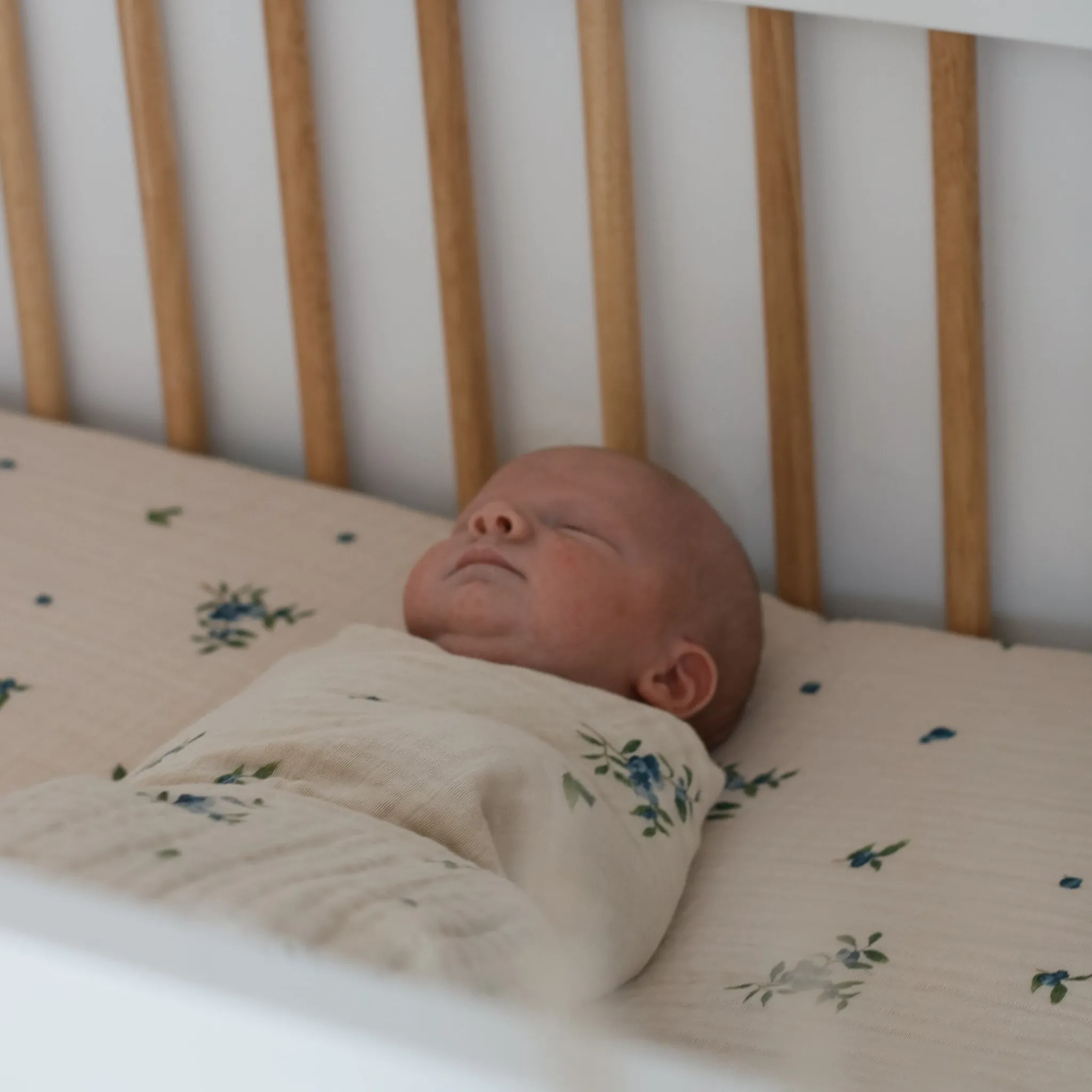 Kids House of Elia Sheets|Bedding>Baby Crib Fitted Sheet - Blueberry