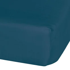Kids Perlimpinpin Sheets|Bedding>Baby Crib Fitted Sheet - Navy Muslin