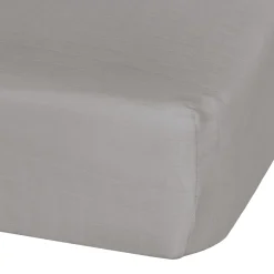 Kids Perlimpinpin Baby Crib Fitted Sheet - Taupe Muslin