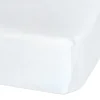 Kids Perlimpinpin Sheets|Bedding>Baby Crib Fitted Sheet - White Muslin
