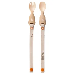 Kids Bibado Tableware|Plates & Placemats>Baby Cutlery Attachable Forest