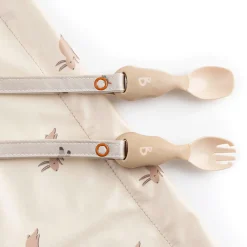 Kids Bibado Tableware|Plates & Placemats>Baby Cutlery Attachable Forest