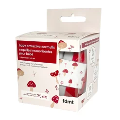 FDMT Baby Earmuffs - Scarlet Mushro