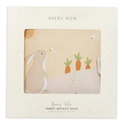 Avery Row Baby Fabric Book - Bunny Tales