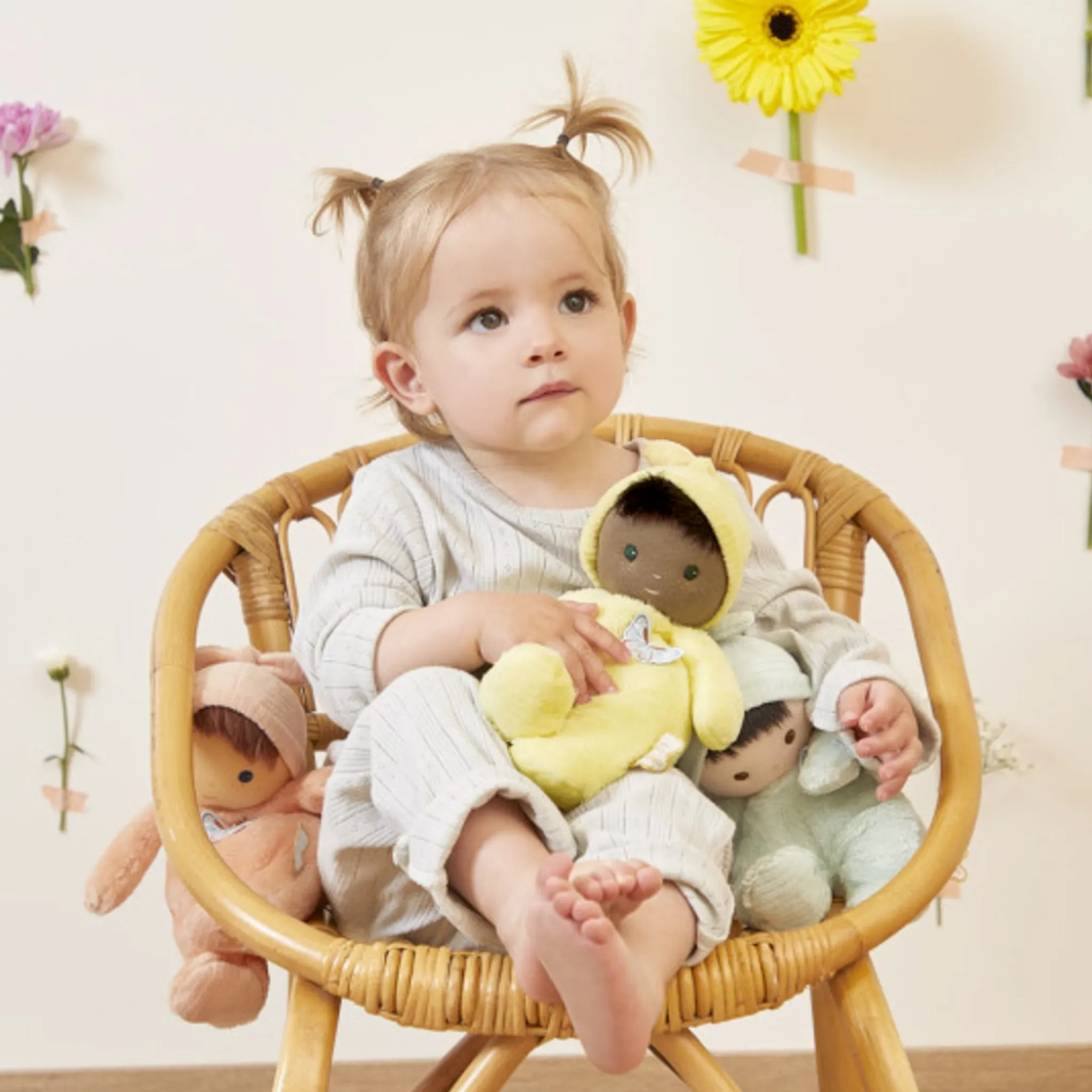 Kaloo Dolls>Baby Fabric Doll - Mimosa