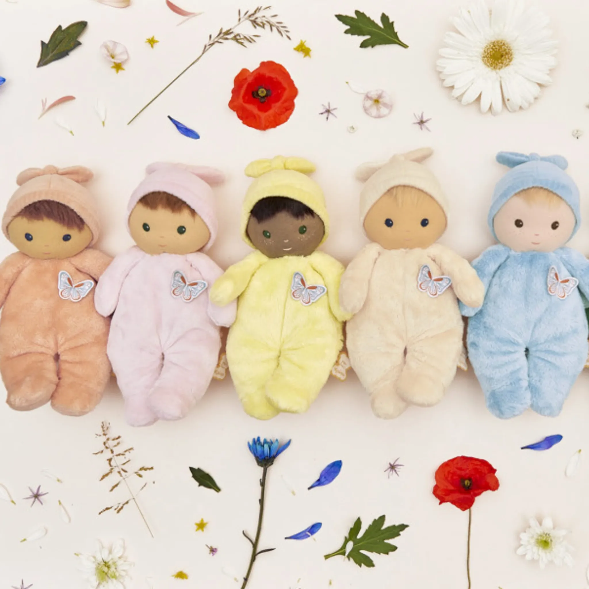 Kaloo Dolls>Baby Fabric Doll - Mimosa