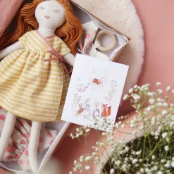 Mimosa Design Baby Greeting Card - Tenderness