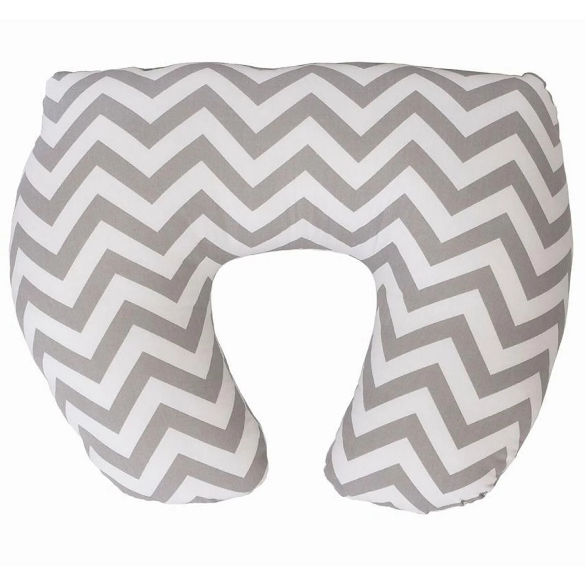 Jolly Jumper Cushions & Pillows|Nursing Pillows>Baby Sitter Nursing Pillow Slipcover - Gray Chevron