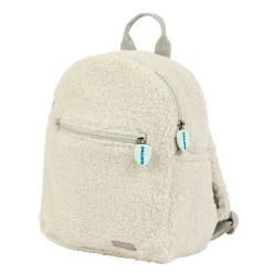 Kids Nattou Backpack Teddy 9" - Ecru