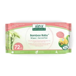 Kids Aleva Naturals Bamboo Baby Sensitive Wipes (72)