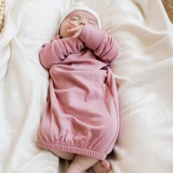 Perlimpinpin Bamboo Baby Sleep Gown-lotus