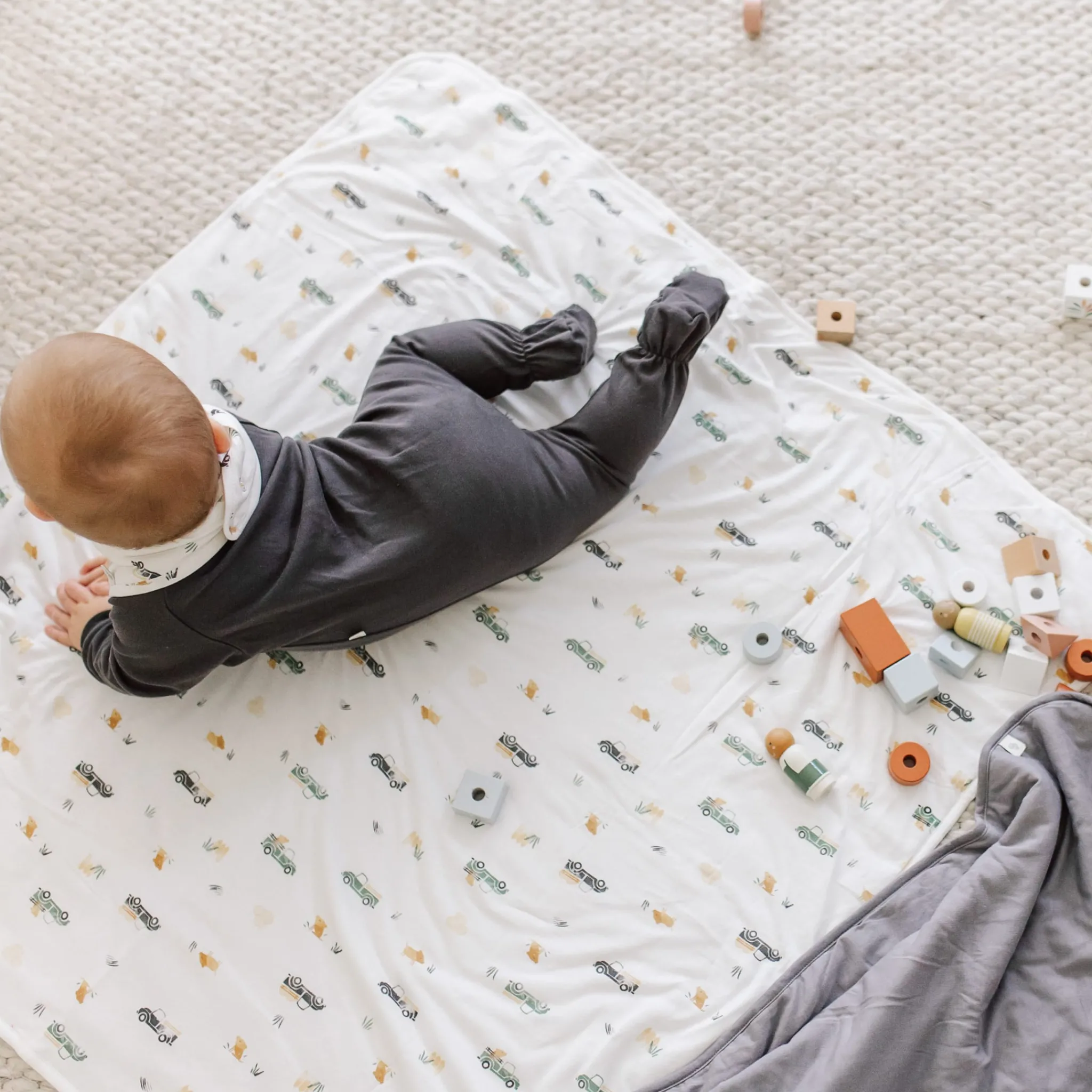 Kids Perlimpinpin Bamboo Blanket - Prairies