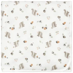 Kids Perlimpinpin Bamboo Blanket - Squirrels