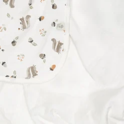 Kids Perlimpinpin Bamboo Blanket - Squirrels