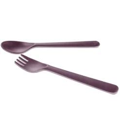 Kids Cink Tableware|Plates & Placemats>Bamboo Cutlery Set - Beet