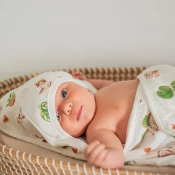 Kids Bebe Confort Towels & Wipes|Towels & Wipes>Bamboo Hooded Towel - Cat