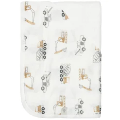 Kids Perlimpinpin Towels & Wipes|Towels & Wipes>Bamboo Hooded Towel - Construction
