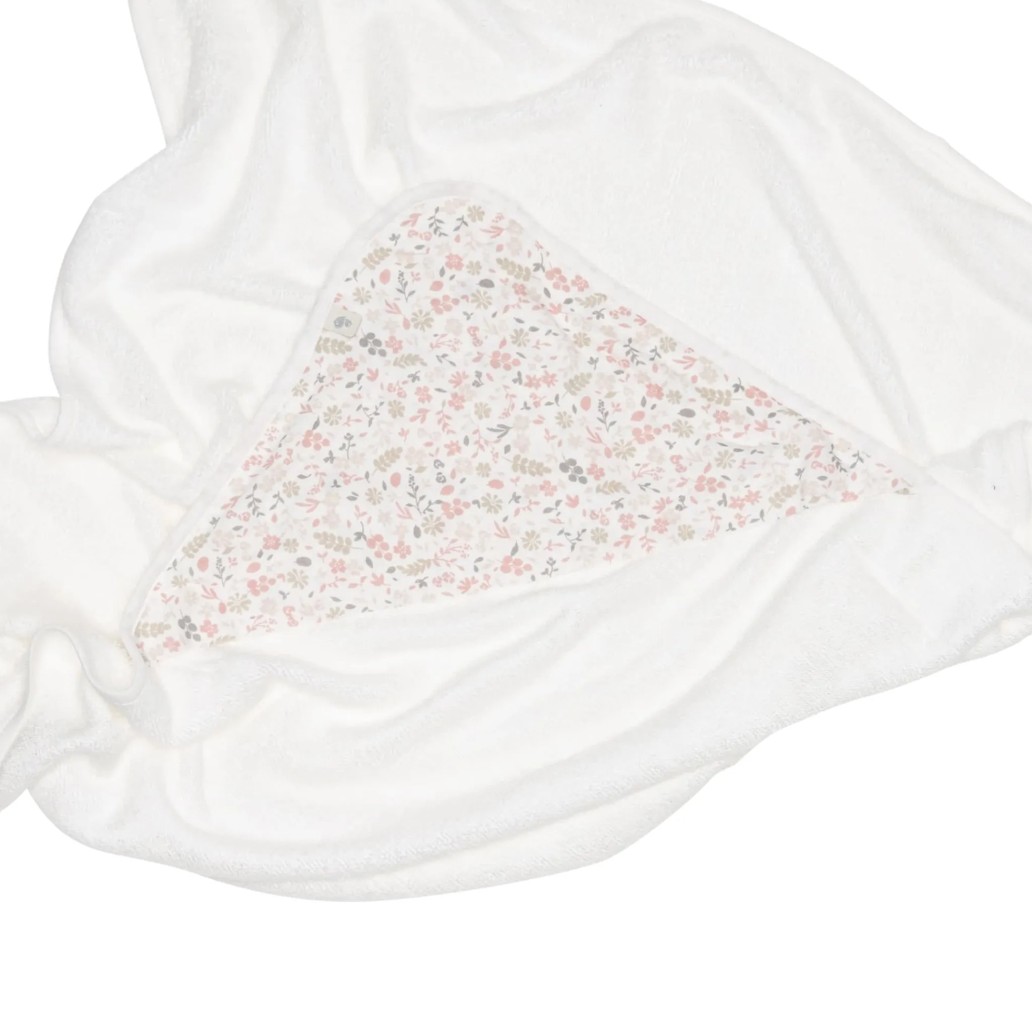 Kids Perlimpinpin Towels & Wipes|Towels & Wipes>Bamboo Hooded Towel - Meadow