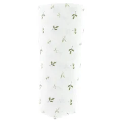 Kids Bebe Confort Blankets|Blankets>Bamboo Muslin Blanket - Leaf