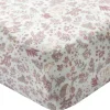 Kids Loulou Lollipop Bamboo Muslin Fitted Crib Sheet - Hedgehog Forest