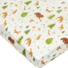 Kids Loulou Lollipop Sheets|Bedding>Bamboo Muslin Fitted Crib Sheet - Forest Friends