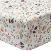 Kids Loulou Lollipop Sheets|Bedding>Bamboo Muslin Fitted Crib Sheet - Bumble Bees