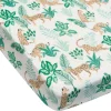 Kids Loulou Lollipop Sheets|Bedding>Bamboo Muslin Fitted Crib Sheet - Jungle