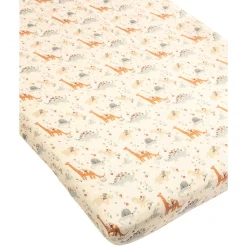 Kids Loulou Lollipop Bamboo Muslin Fitted Crib Sheet - Baby Dinomite