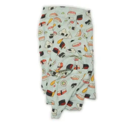 Kids Loulou Lollipop Blankets|Blankets>Bamboo Muslin Swaddle Blanket - Sushi